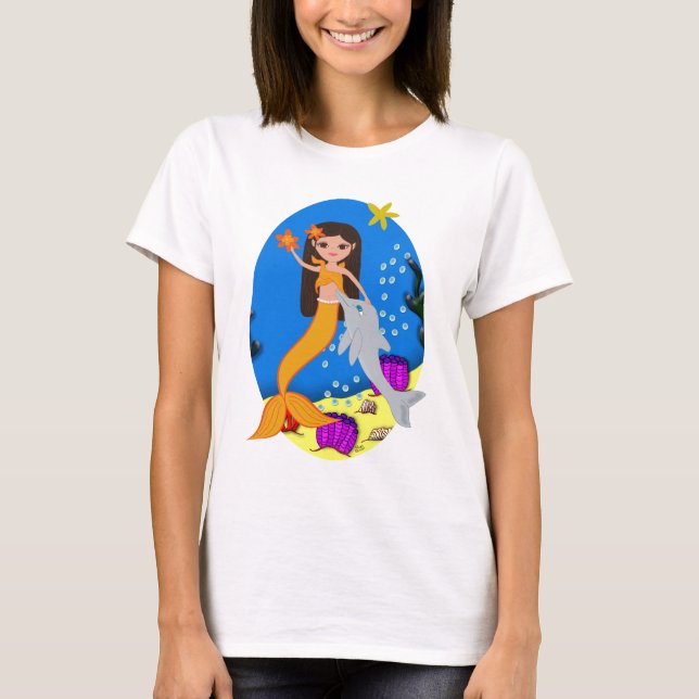 Sofia, a Mermaid T-Shirt (Frente)