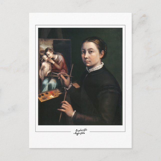 Sofonisba Anguissola #47 - Cartão Postal de Arte F (Frente)