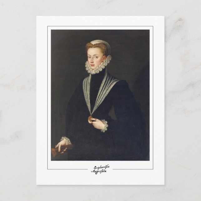 Sofonisba Anguissola #4 - Cartão Postal de Arte Fi (Frente)