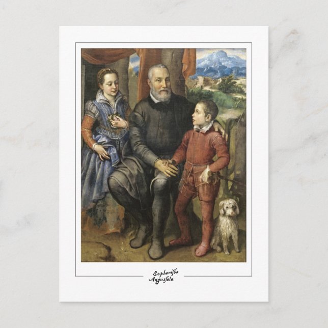 Sofonisba Anguissola #5 - Cartão Postal de Arte Fi (Frente)