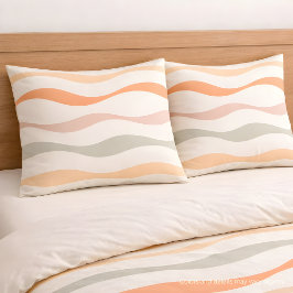 Soft Boho Wave Stripe Pattern