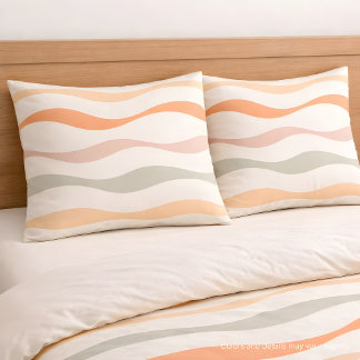Soft Boho Wave Stripe Pattern