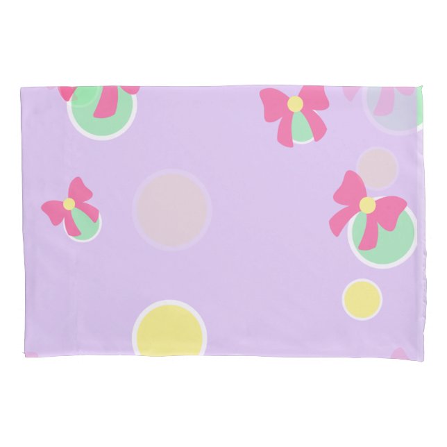 soft pastel polka dots and bows (Frente)