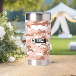 Soft Peach Camouflage Pattern