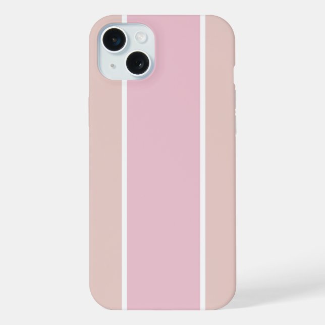 Soft Pink and Beige Vertical Stripe Pattern (Verso)