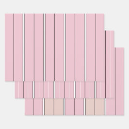 Soft Pink Vertical Stripe Pattern Minimal
