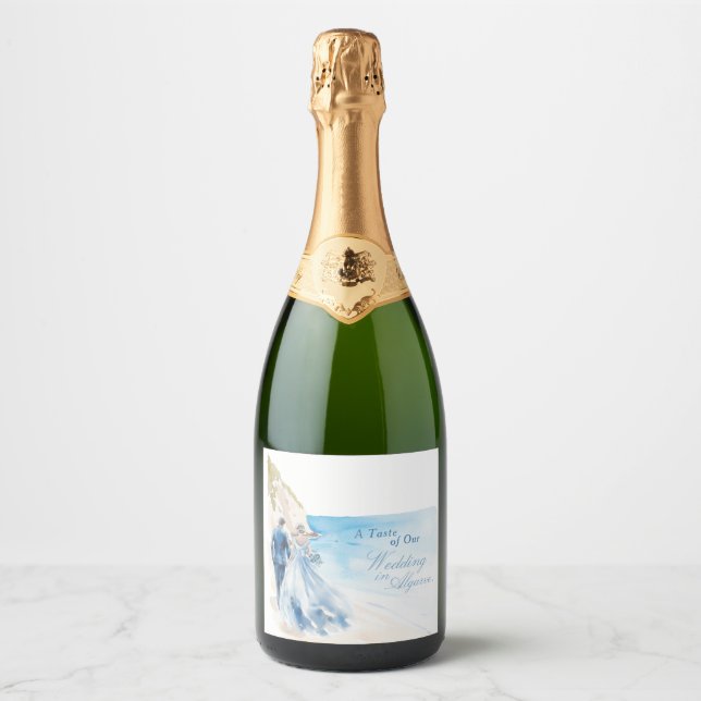 Soft Watercolor Ocean Wedding (Frente)