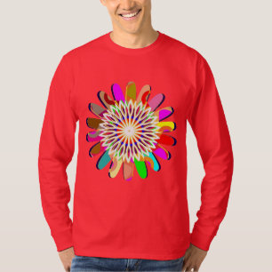 SOL CHAKRA da camisa da Capa do Raglan 3/4 do