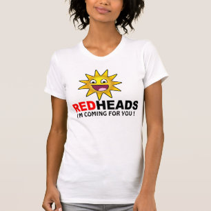SOL CONTRA A CAMISA ENGRAÇADA DO REDHEAD