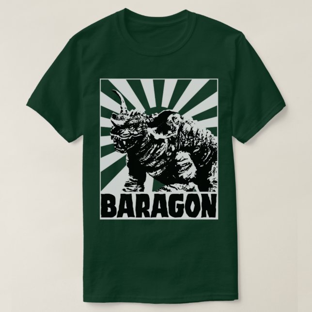 Sol de Ascensão BARAGON para camisetas vermelhas (Frente do Design)