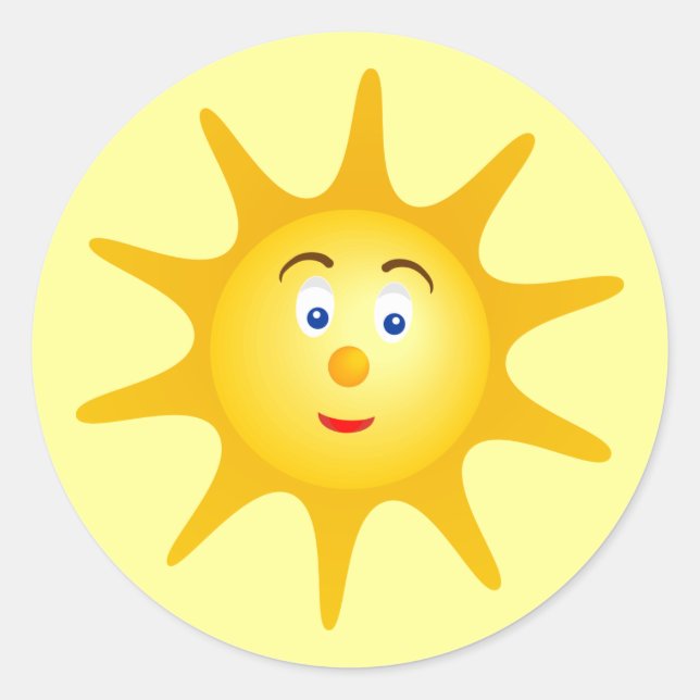 Sol do sorriso - etiqueta (Frente)