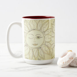 Sol intermitente - caneca de café