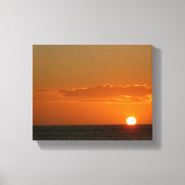 Sol na água nas impressões de lona (Frente)