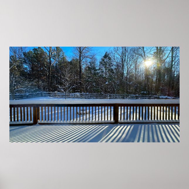 Sol, Neve & Sombras, Poster (Frente)