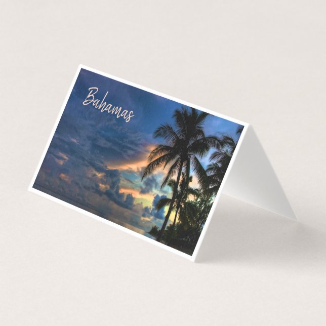 Sol no paraíso tropical das Bahamas (Frente)