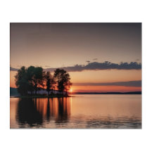 Sol sobre o lago