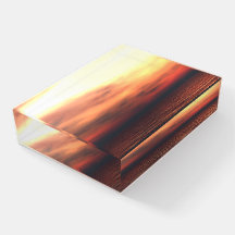 Sol sobre um oceano de bronze