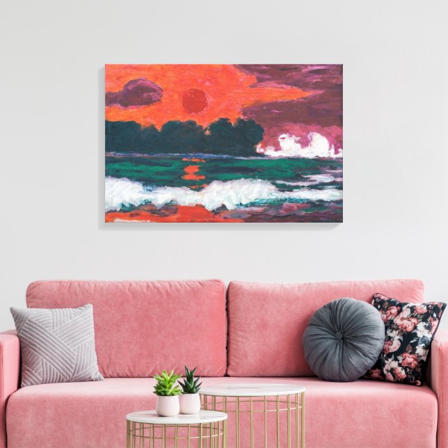 Sol Tropical | Emil Nolde | Impressão em Tela Esti (Insitu(Sala de estar))