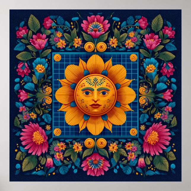 Solar Bloom - Folar Art Solarpunk Poster (Frente)