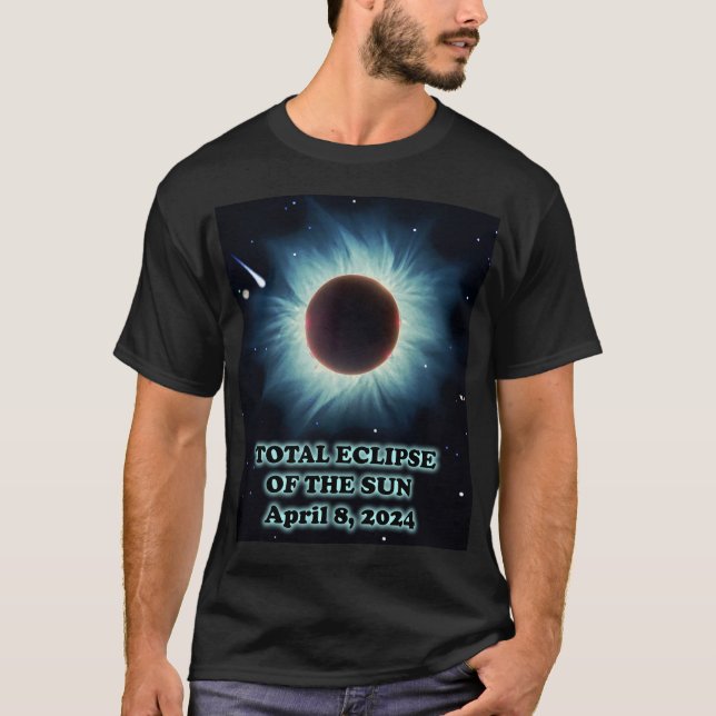 Solar Eclipse 2024 Unisex T-Shirt (Frente)