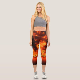 Solar Flare Fractal Capris