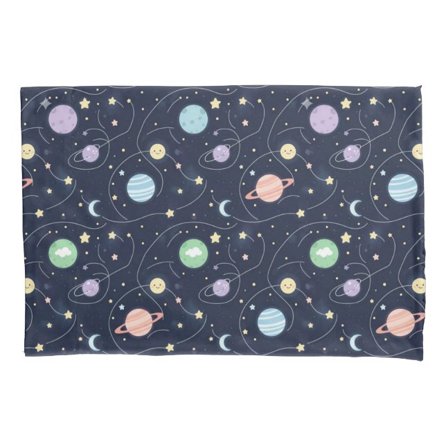 Solar System Planets Seamless Pattern (Frente)