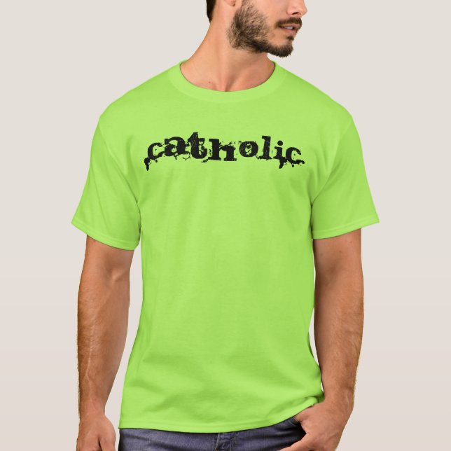 Soldado católico do senhor T-shirt (Frente)