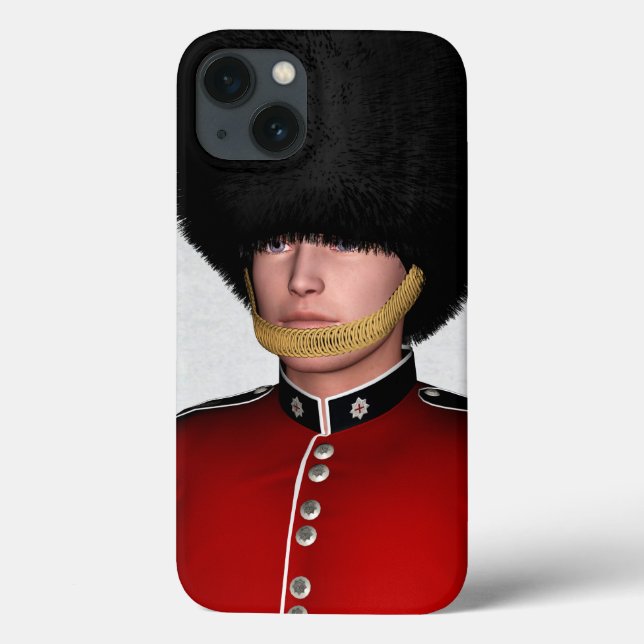 Soldado da Guarda Real Britânica Arte de Londres (Verso)