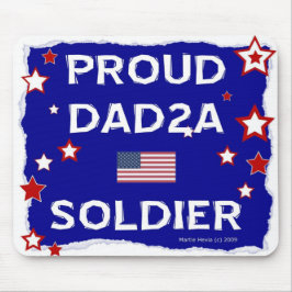 Soldado de PAI2A orgulhoso - Mousepad