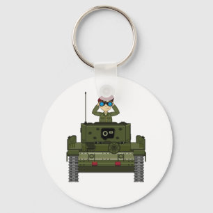 Soldado do exército britânico no chaveiro do