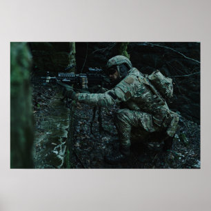 Soldado Militar de poster Art