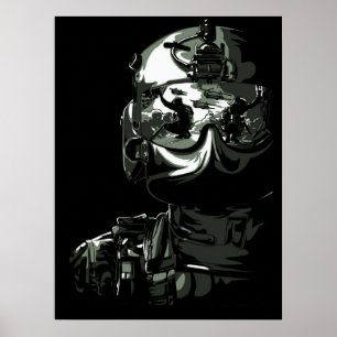 Soldado Militar de poster Art