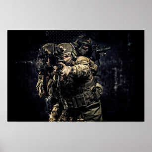 Soldado Militar de poster Art