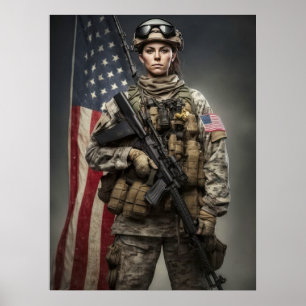 Soldado poster Art Female