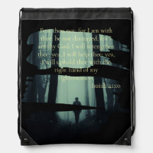 Soldado Soldado Isaiah 41:10 Mochila de fé