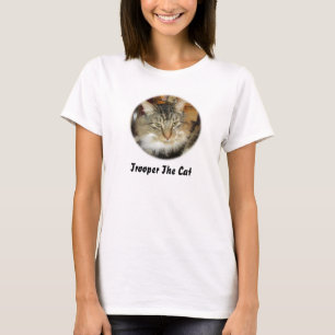 "Soldado t-shirt do gato"