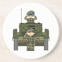 Soldados do exército britânico e porta copos do