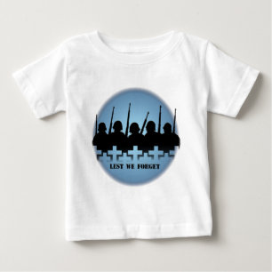 Soldados Homenageiam Camisas Memoriais de Guerra