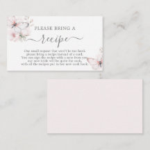 Solicitação de Cartão de Receita de Chá de panela