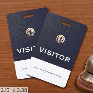Solicitação de devolução de Crachá para visitantes