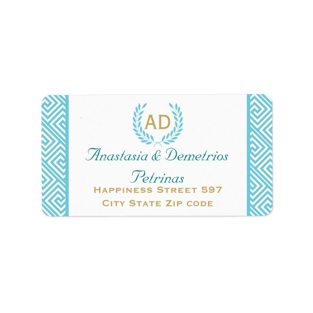 Solicitação de etiqueta de endereço (Frente)