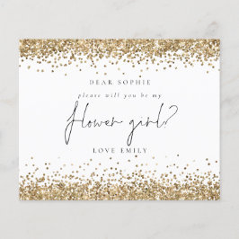 Solicitação de Garota de Flor Dourada do Orçamento