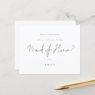 Solicitação de Madrinha de casamento de Script P