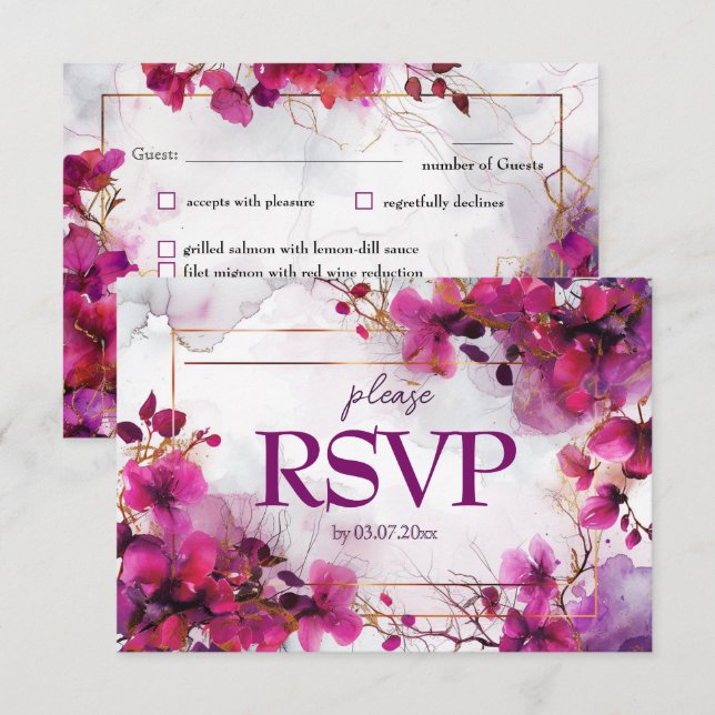 Solicitação de música de menu Enchantamento Fuchsi (Frente/Verso)