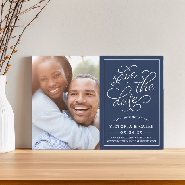 Solicitação Romântica Foto para Salvar o Cartão de (Criador carregado)