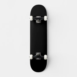 Solid Black Skateboard for Urban Street Style