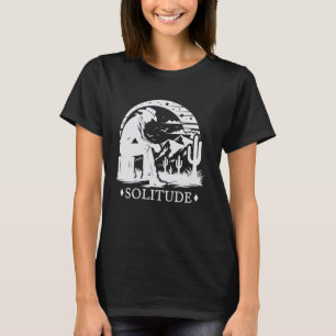 Solidão de Cowboy, Camiseta Gráfica do Deserto Oci