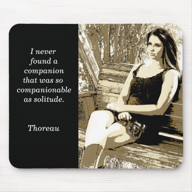 Solitude - Cota de Thoreau - mouse pad (Frente)