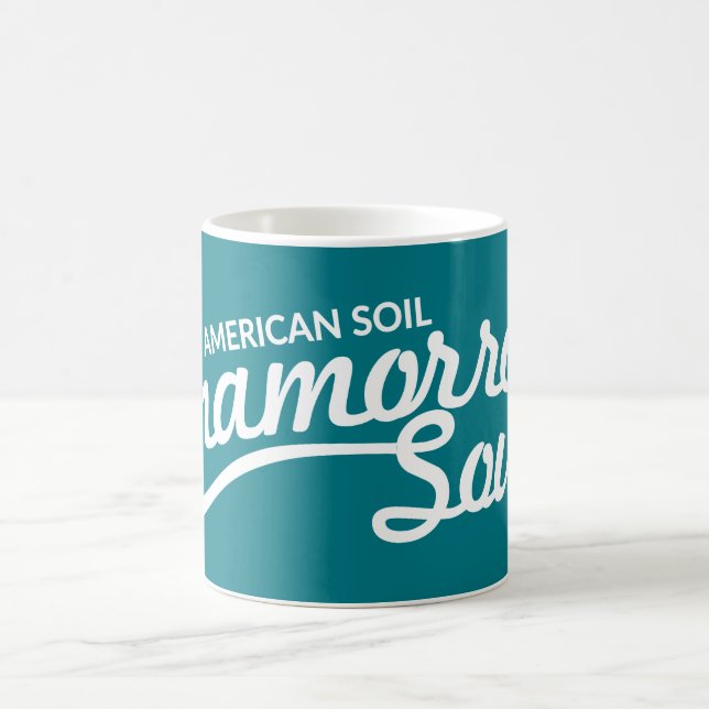 Solo americano, caneca de café da alma de Chamorro (Centro)