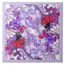 Solo roxo Fada Azulejo cerâmico